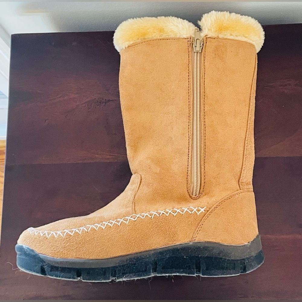 Itasca Daphne Sand Faux Shearling Winter Boots Women’s Size 7 NWT - Picture 6 of 13